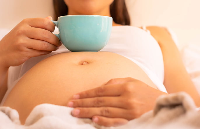 Café na gravidez – Mulher e Gestação - Imagem